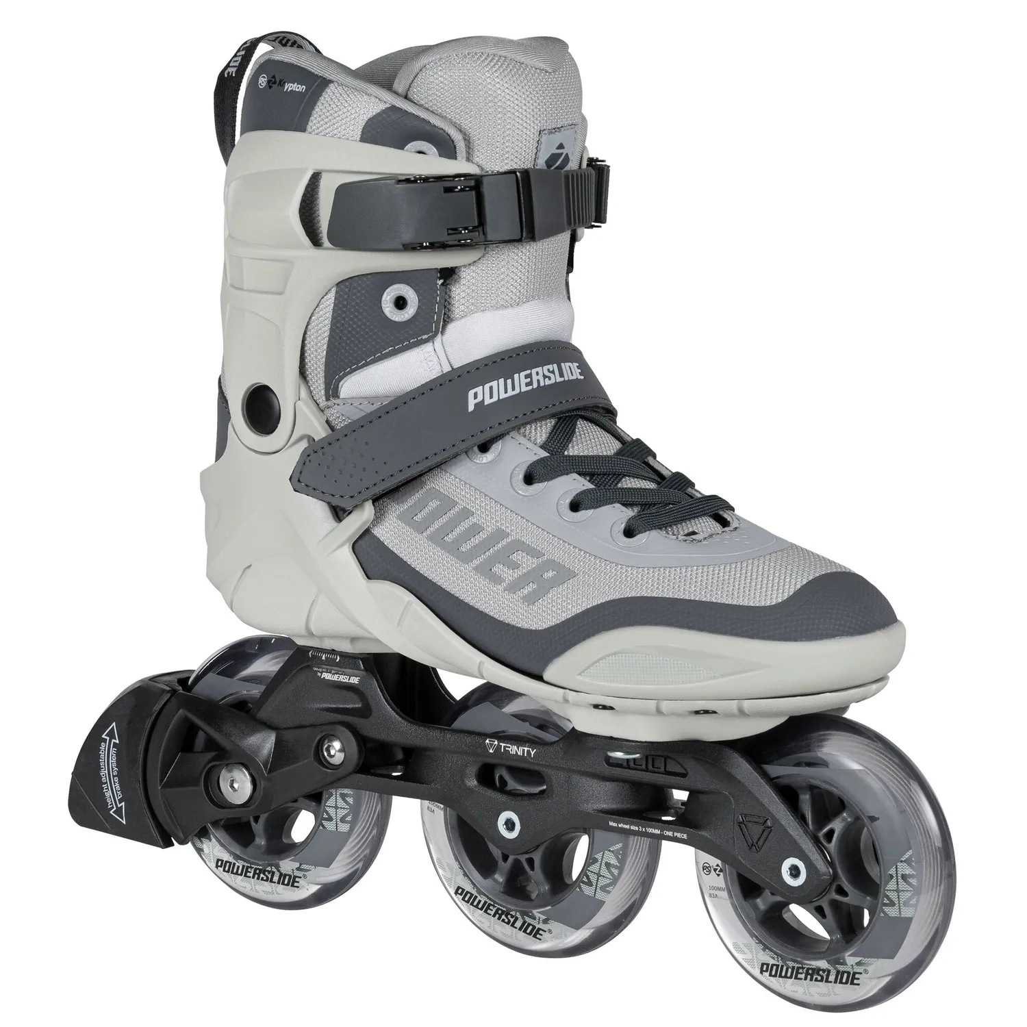 Powerslide Phuzion Krypton Grey 100 rulleskøjter