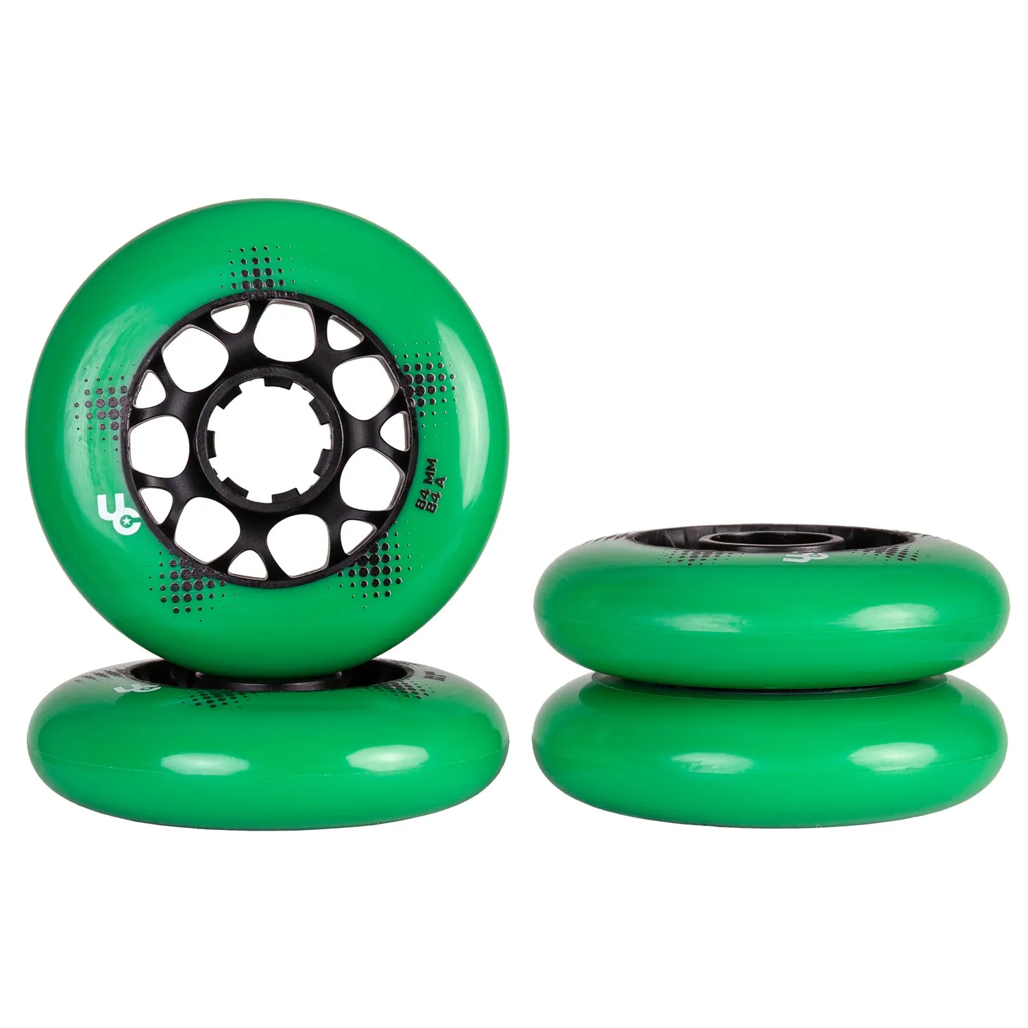 Undercover Team Pro 84mm hjul grøn 4-pak 84A