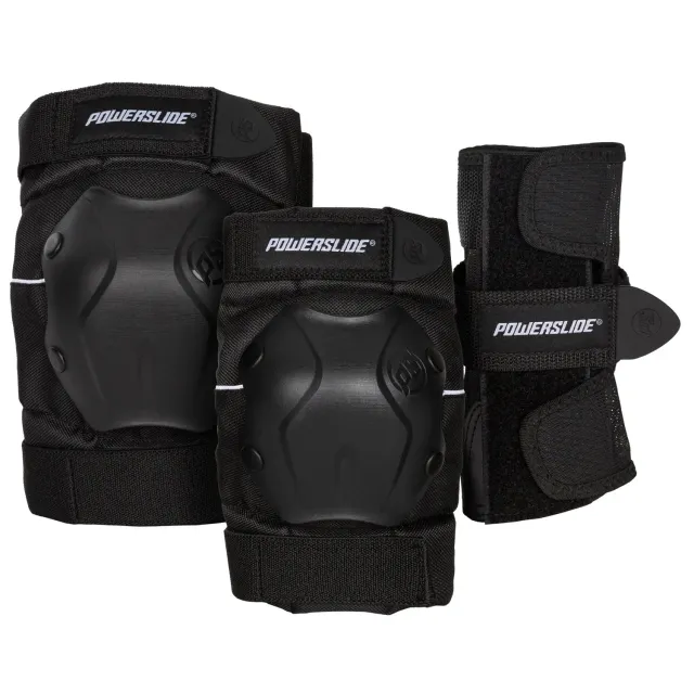 Powerslide Standard Black beskyttelsessæt sort
