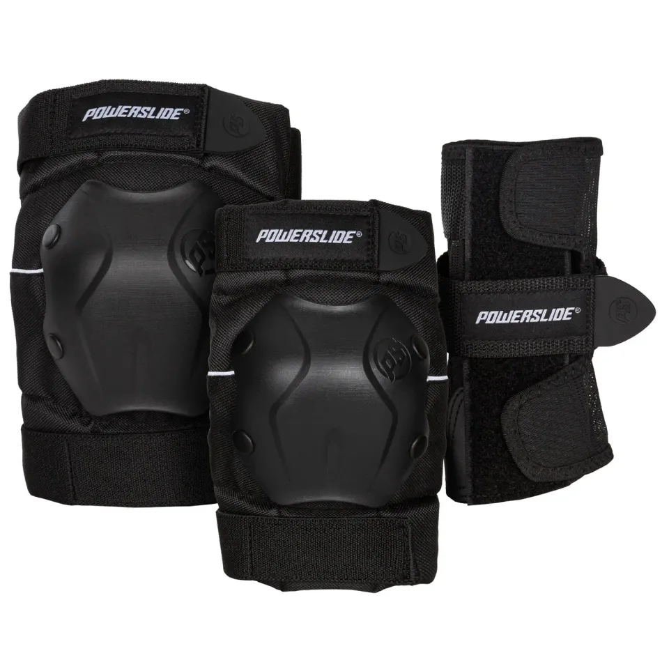 Powerslide Standard Black beskyttelsessæt sort
