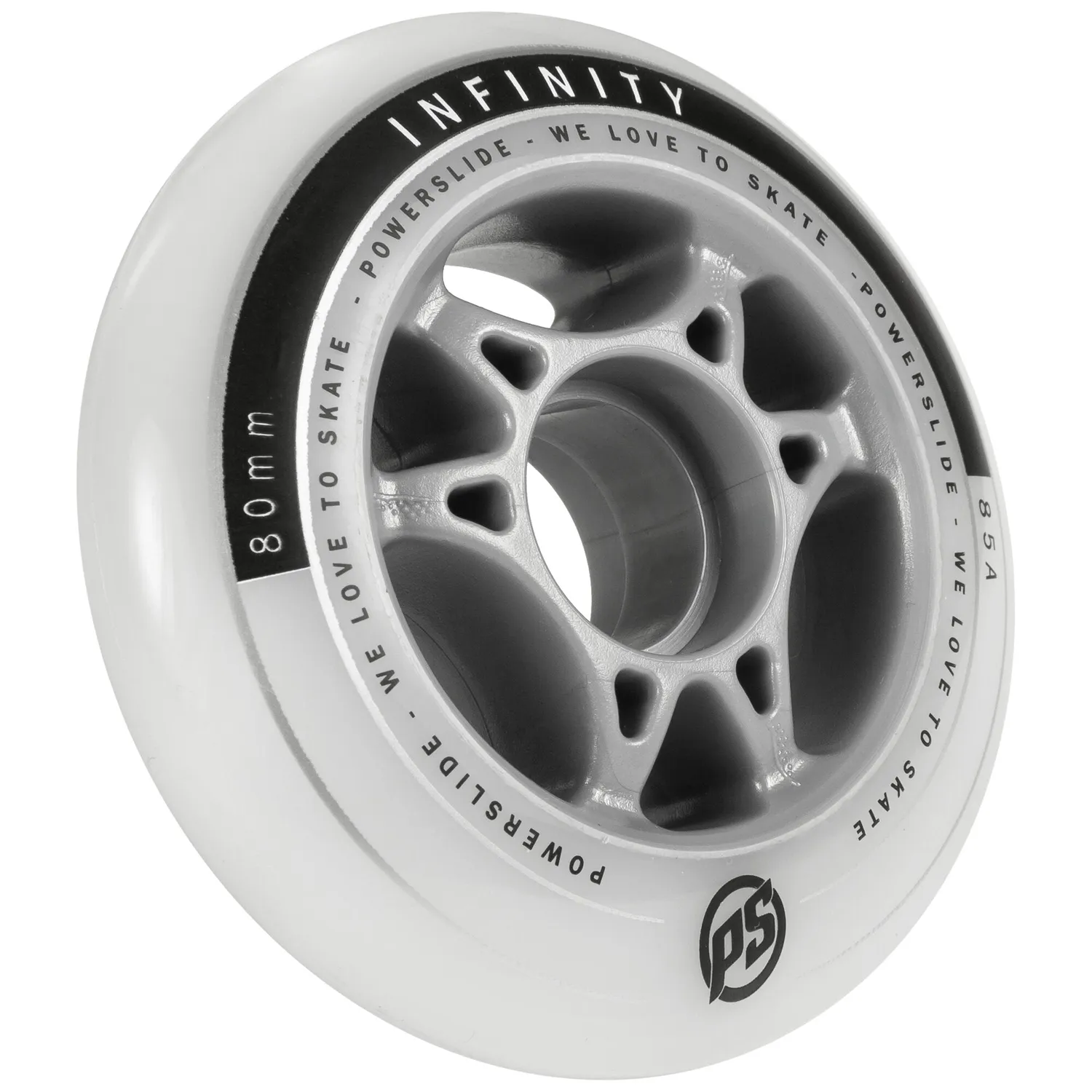Powerslide Infinity 80 hjul 4-pak 85A grå