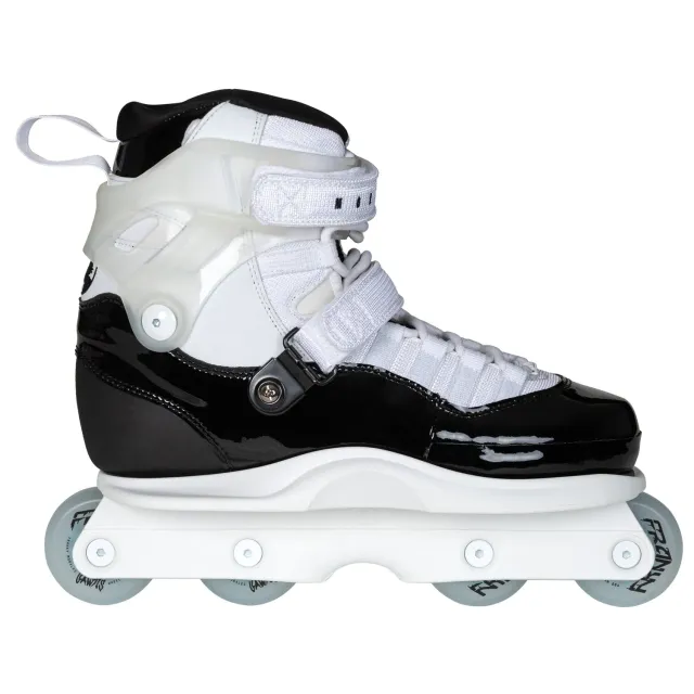 Gawds FM 5 aggressive inlineskøjter White-Black flat soul