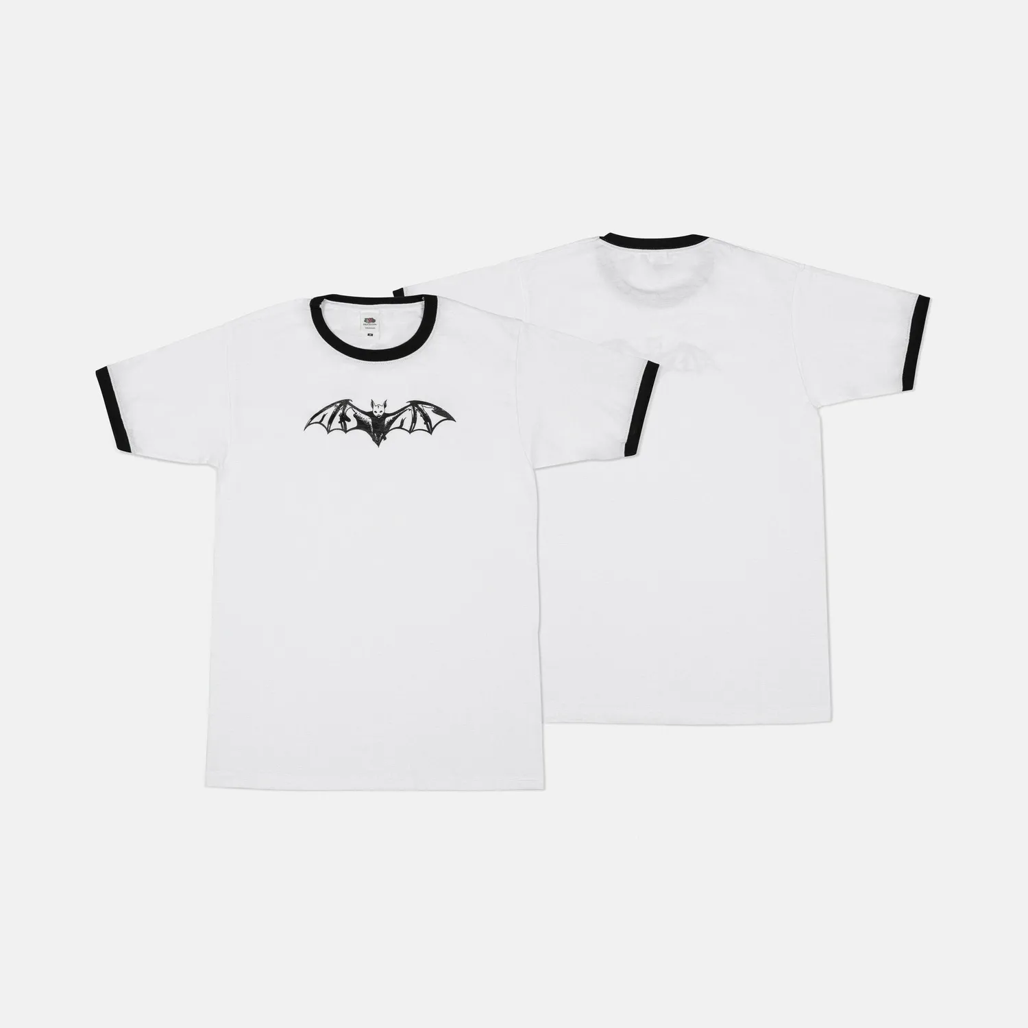 Mesmer Bat Shirt T-shirt slim bomuld sort