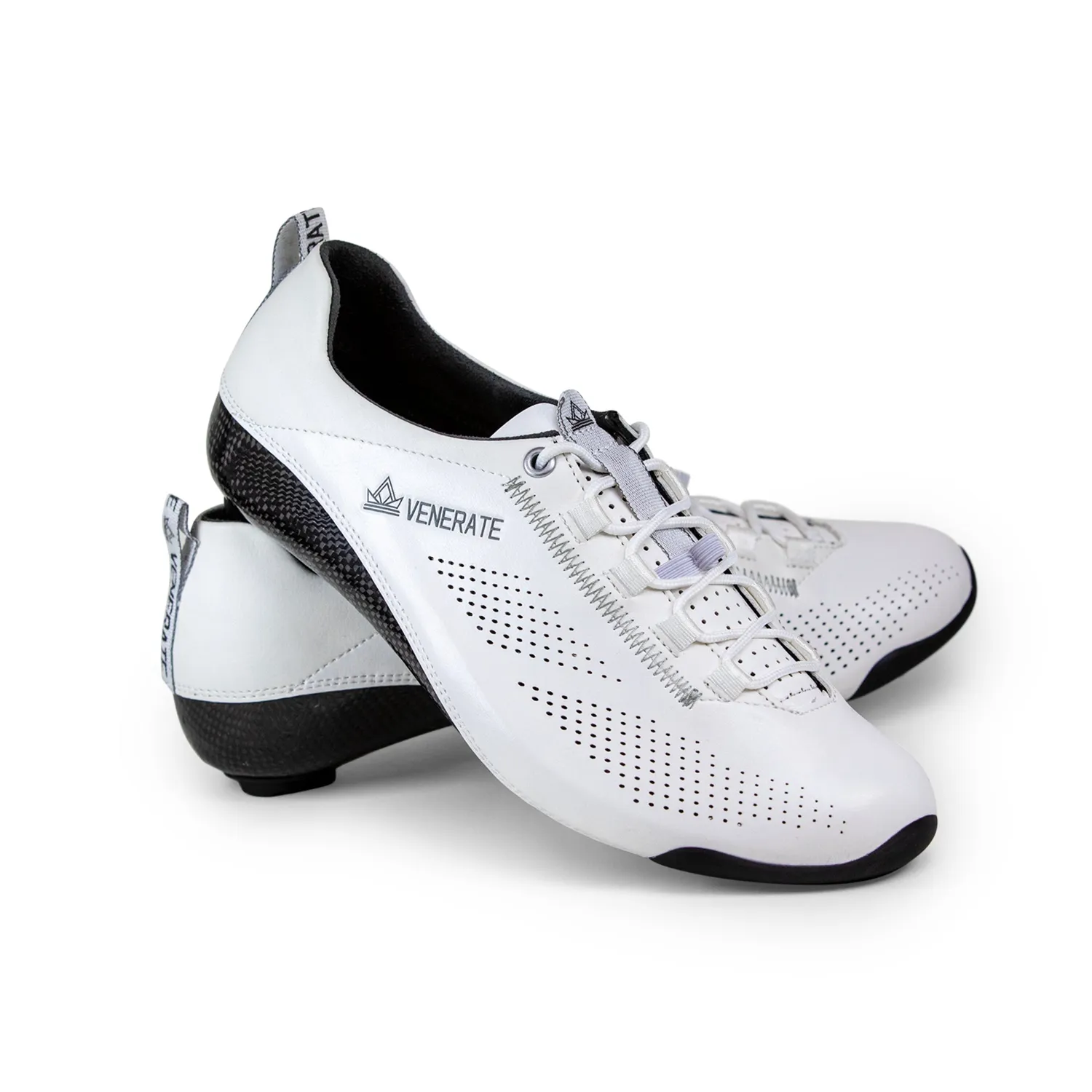 Venerate Road Classic cykelsko hvid carbon snøre