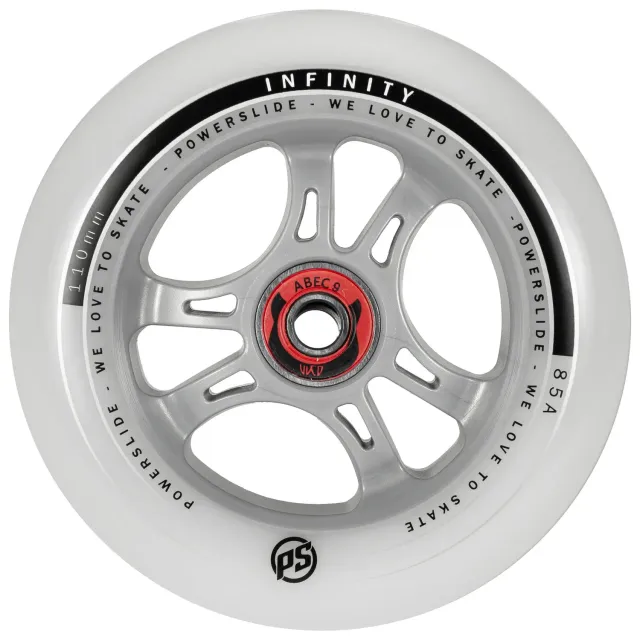 Powerslide Infinity 110 RTR hjul 3-pak ABEC9 grå