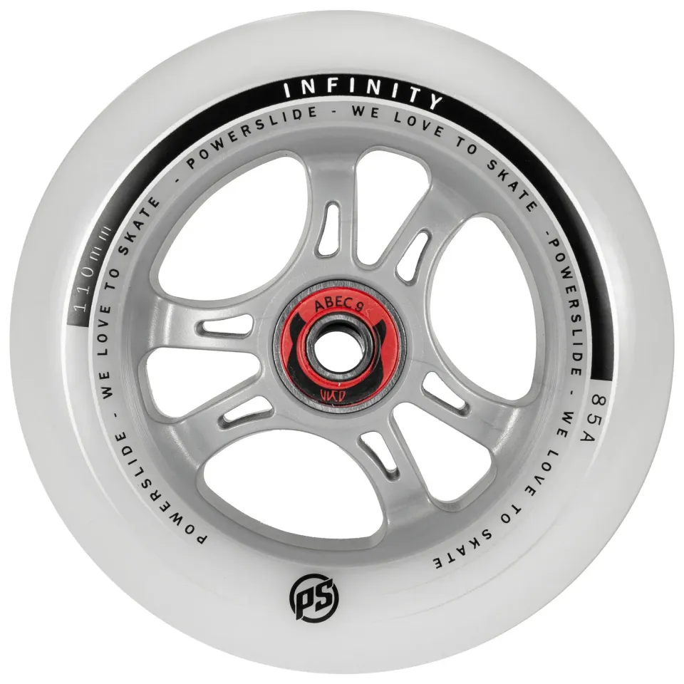 Powerslide Infinity 110 RTR hjul 3-pak ABEC9 grå