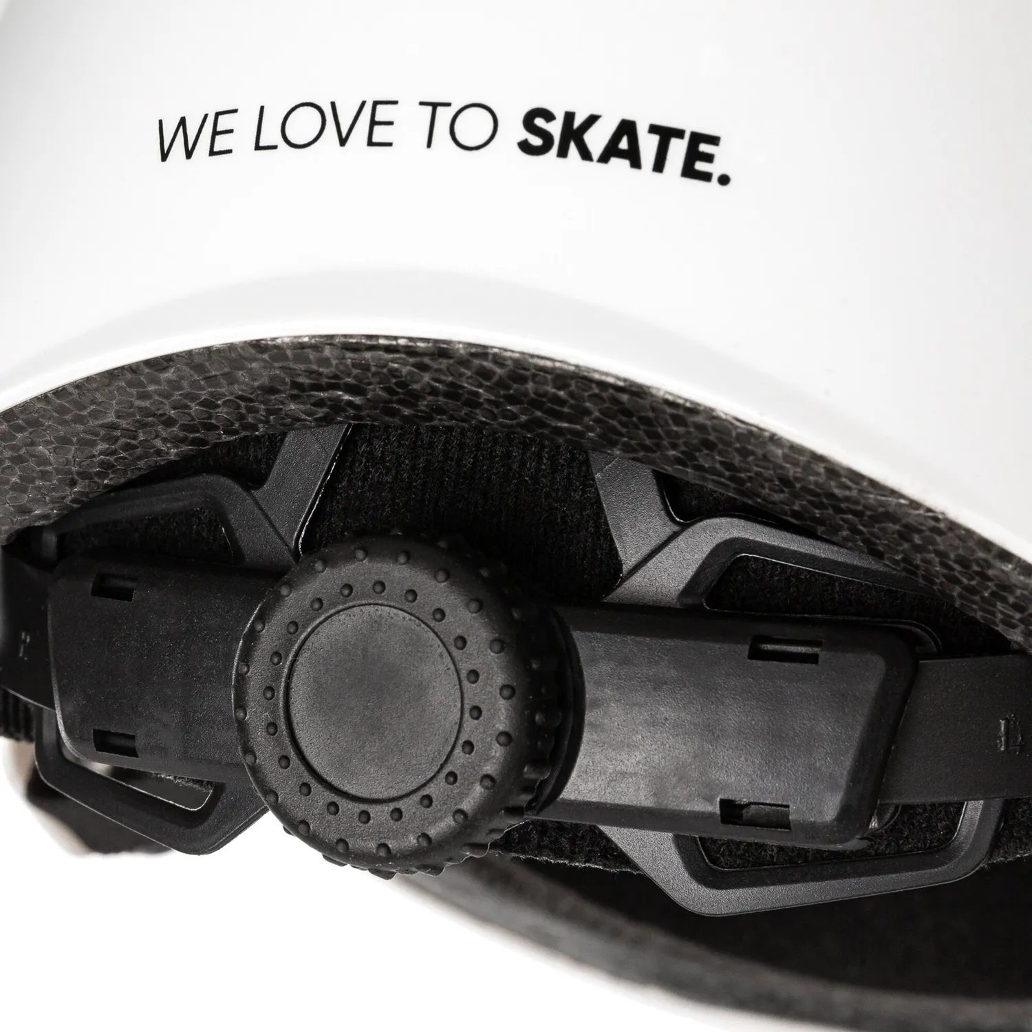 Powerslide Pro Urban Stripe hjelm hvid stribet