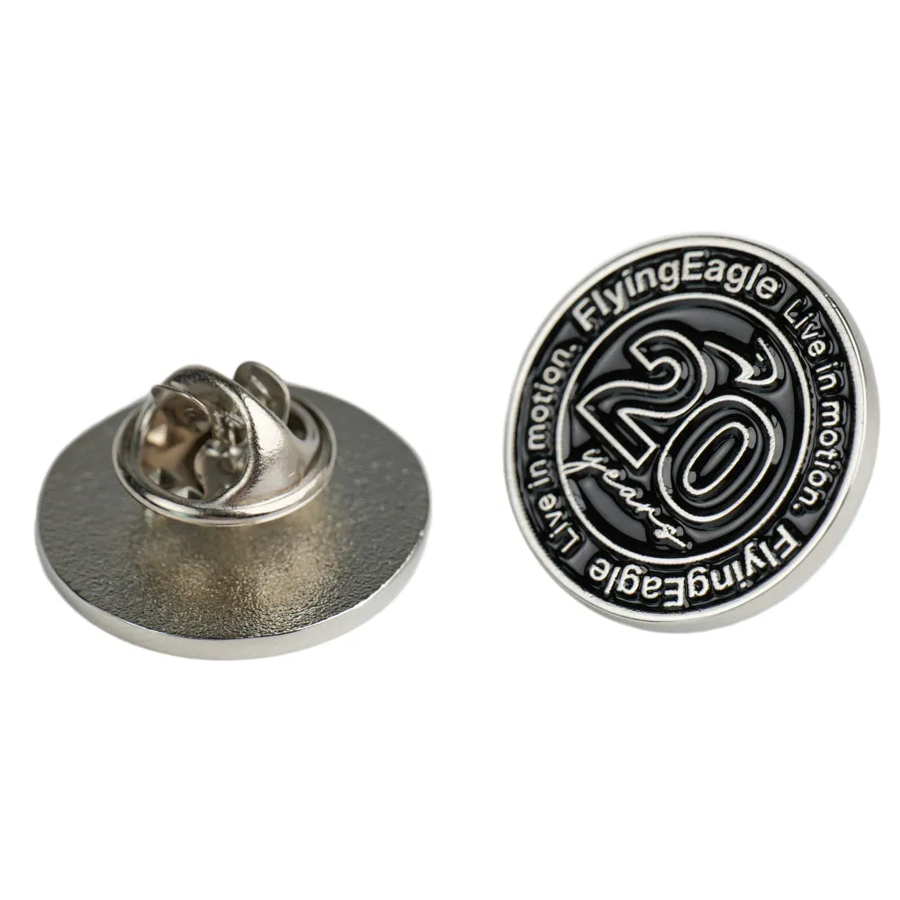 Flying Eagle Pin emalje sølv zink