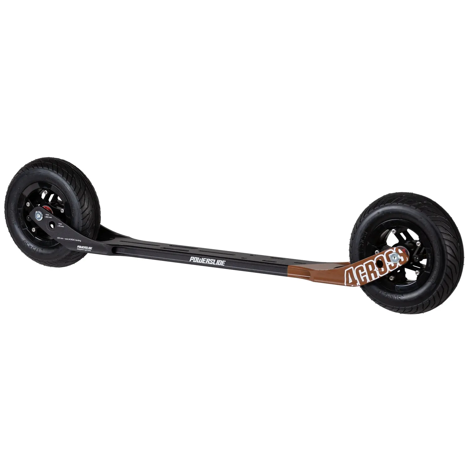 Powerslide 4-Cross 175 offroad-skinne sort