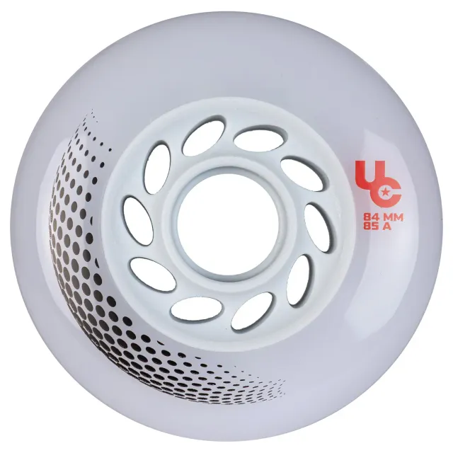 Undercover Vortex hjul 84mm 85A hvid 4-pak