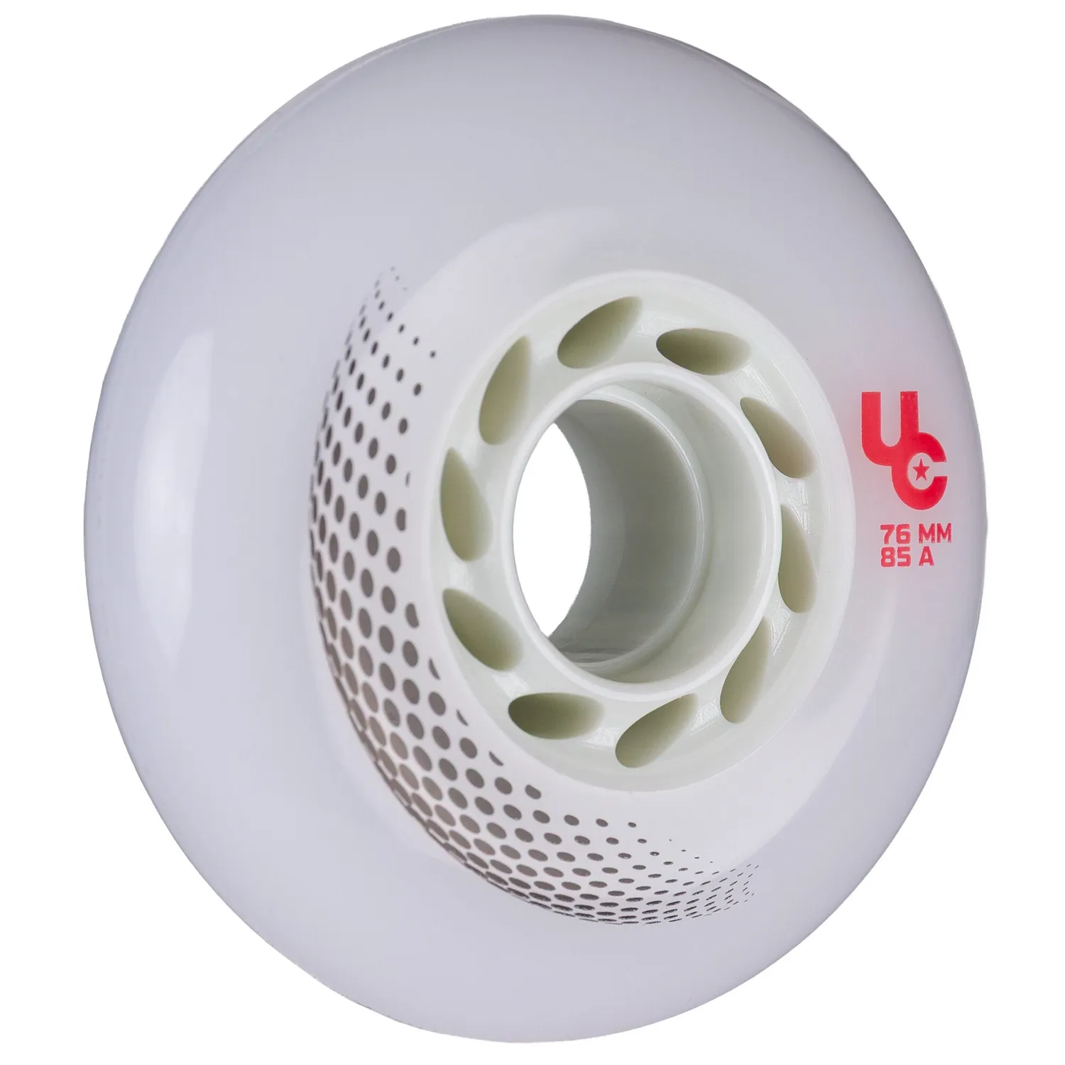 Undercover Vortex hjul 76mm/85A 4-pak hvid