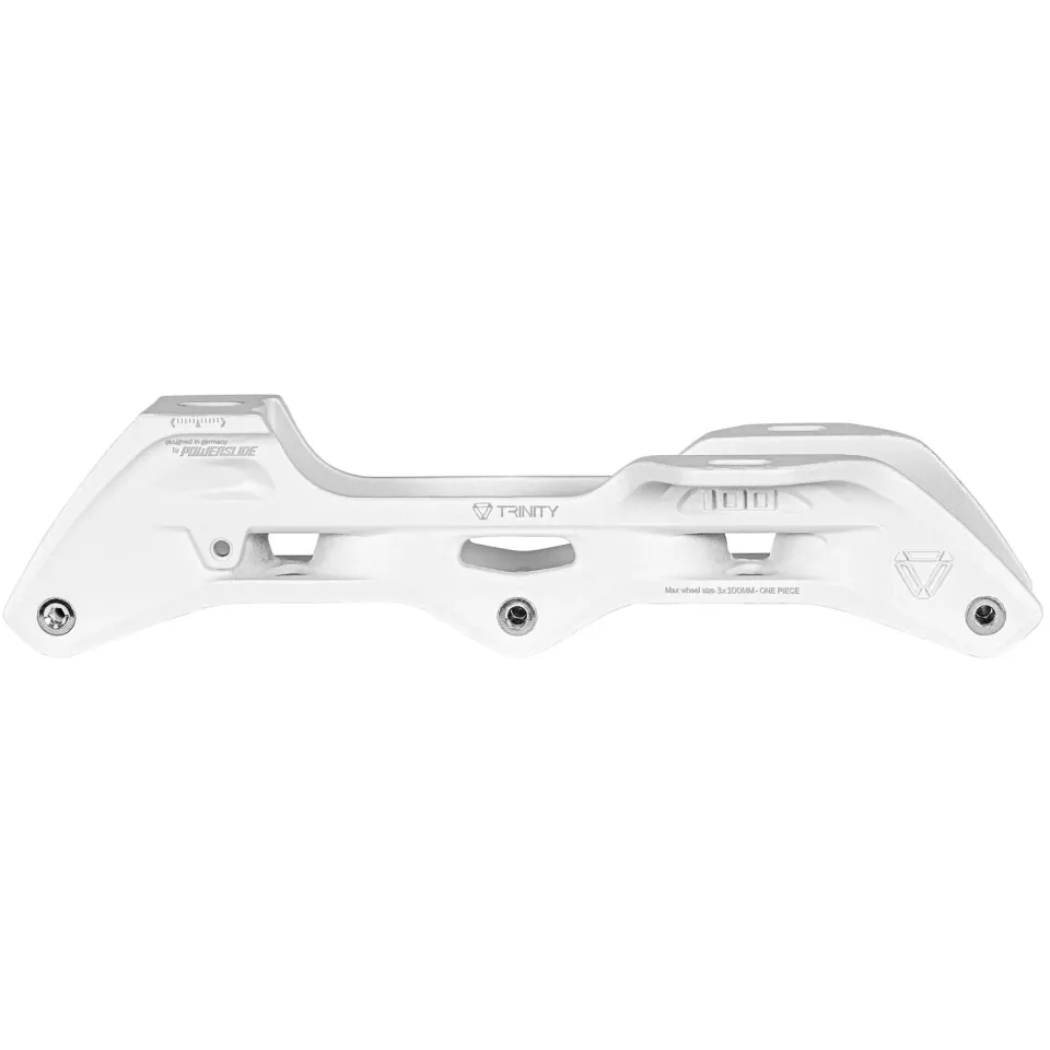 Powerslide Elite 231 ramme hvid 3x100 Trinity