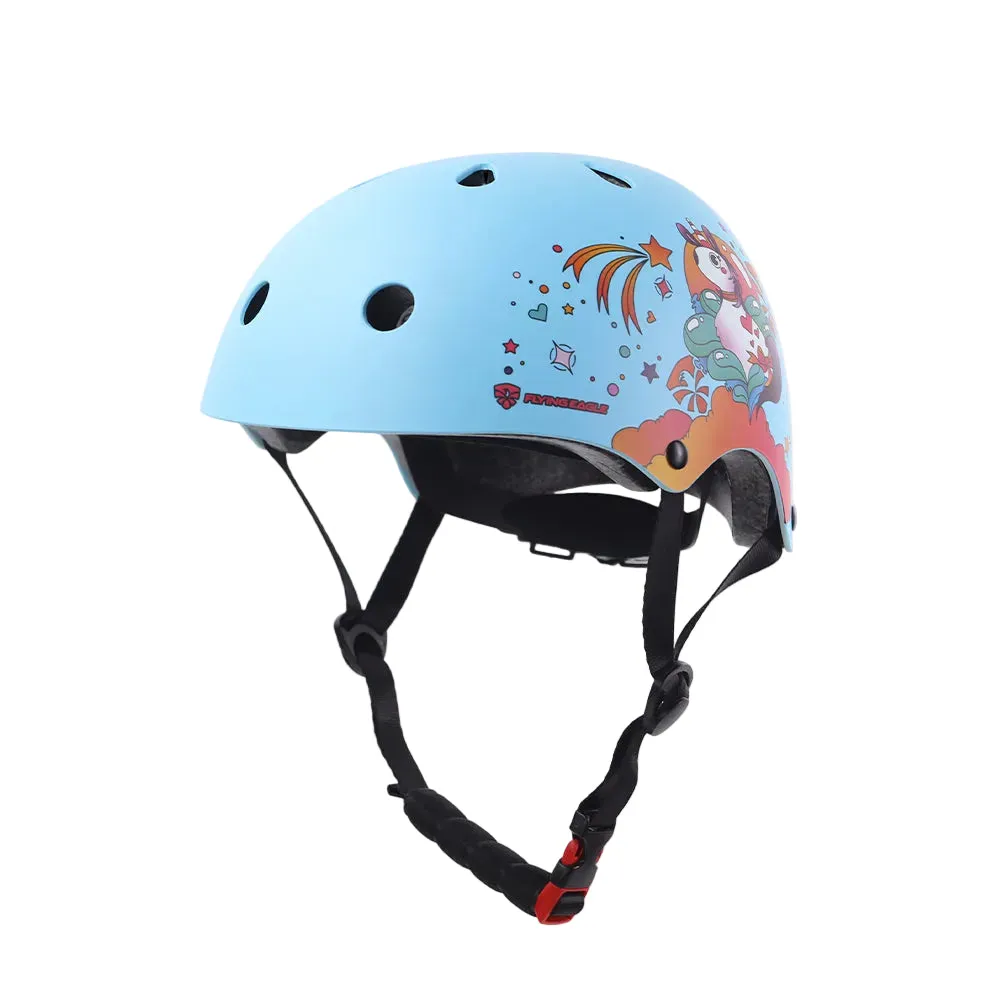Flying Eagle Rider JR hjelm sort S 52-55 cm