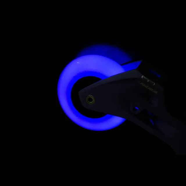 Powerslide Neons 80mm/85A hjul blå 4-pak LED