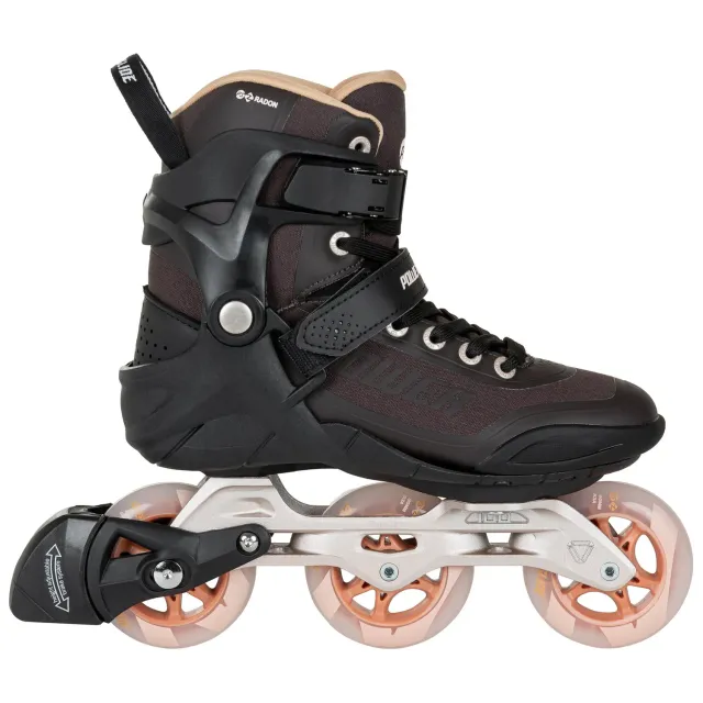 Powerslide Phuzion Radon Bronze 90 rulleskøjter sort 90mm