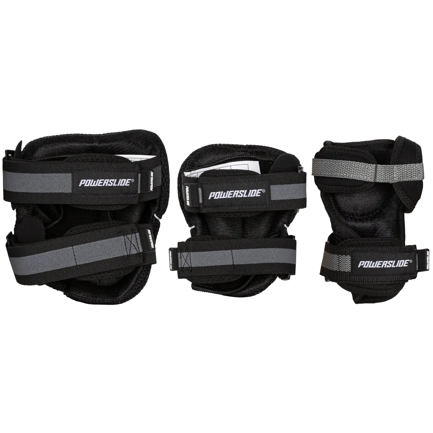 Powerslide Pro Black beskyttelsessæt sort S-XL