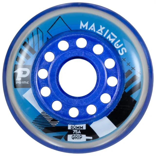 Powerslide Maximus Prime rullehockeyhjul 80mm/75A blå grip