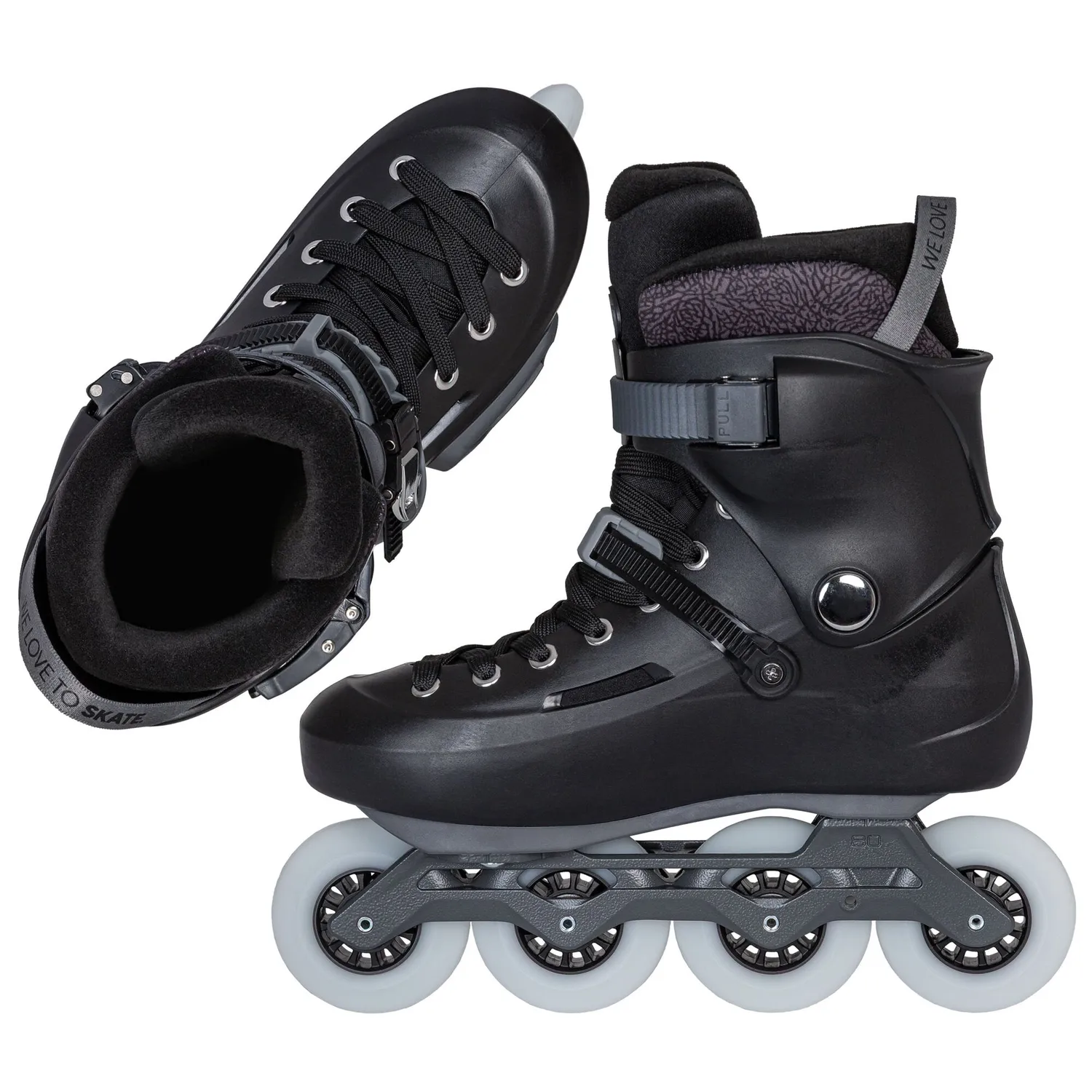 Powerslide Zoom Pro 80 inliners sort 4x80