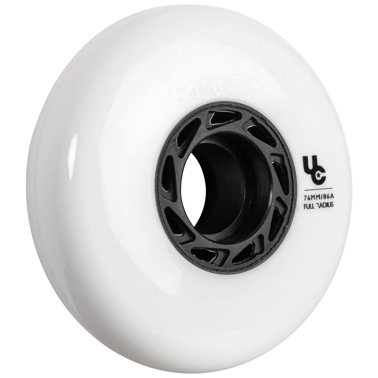 Undercover Team Hjul 76mm/86A Hvid 4-pak