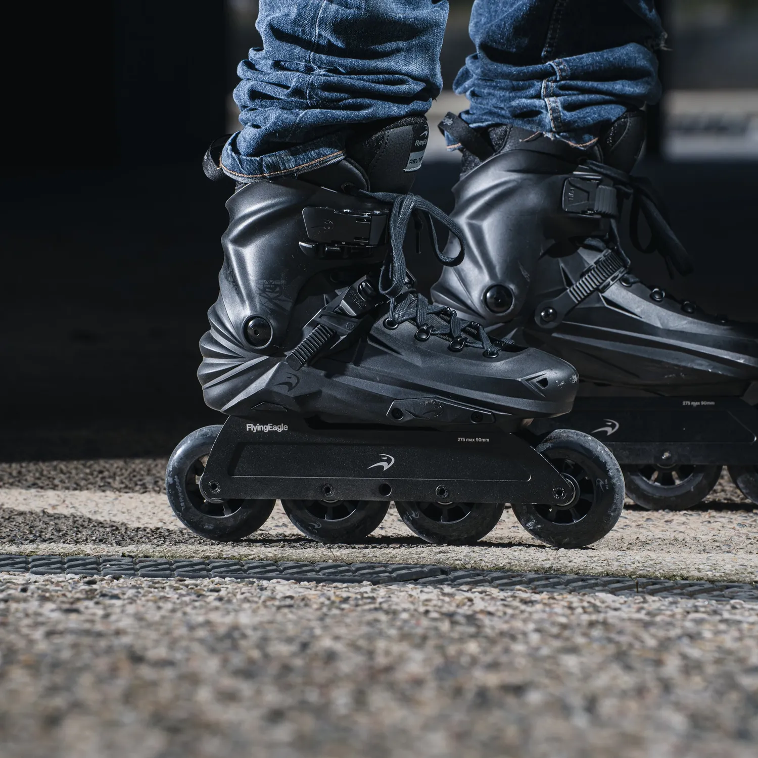 Flying Eagle Reaver Pro D8490 rulleskøjter sort hardboot