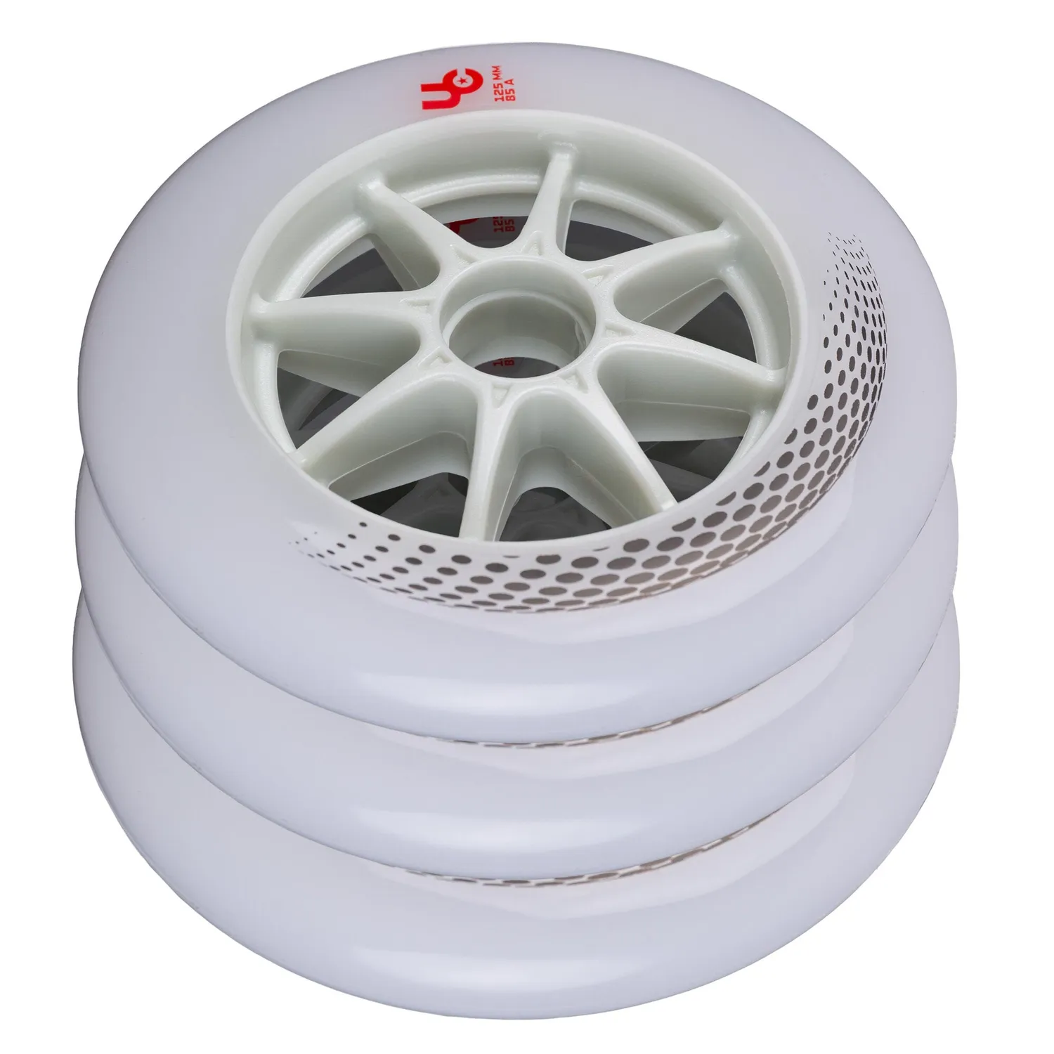 Undercover Vortex 125mm/85A hjul 3-pak hvid