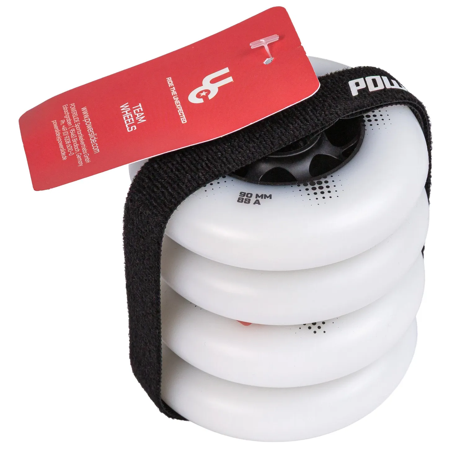 Undercover Team Pro 90/88A rulleskøjtehjul hvid 4-pak