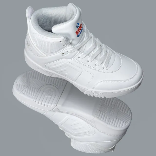 Epic Clean White grindsko hvid high-top