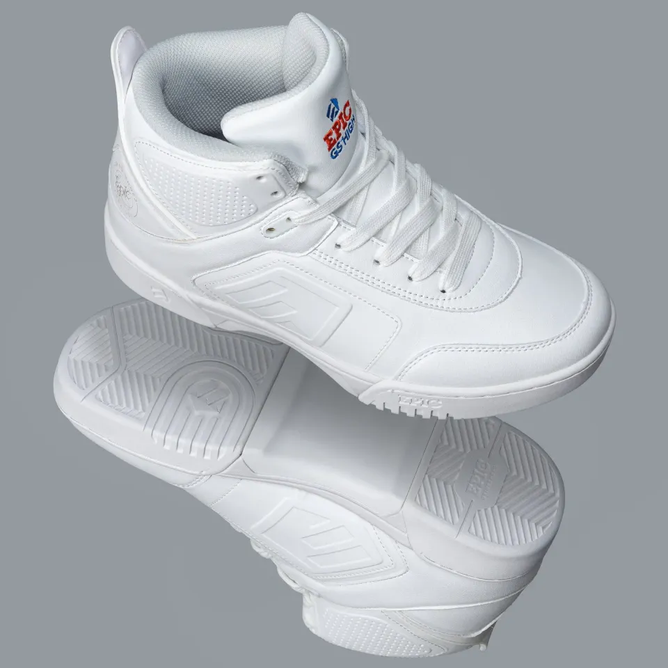 Epic Clean White grindsko hvid high-top