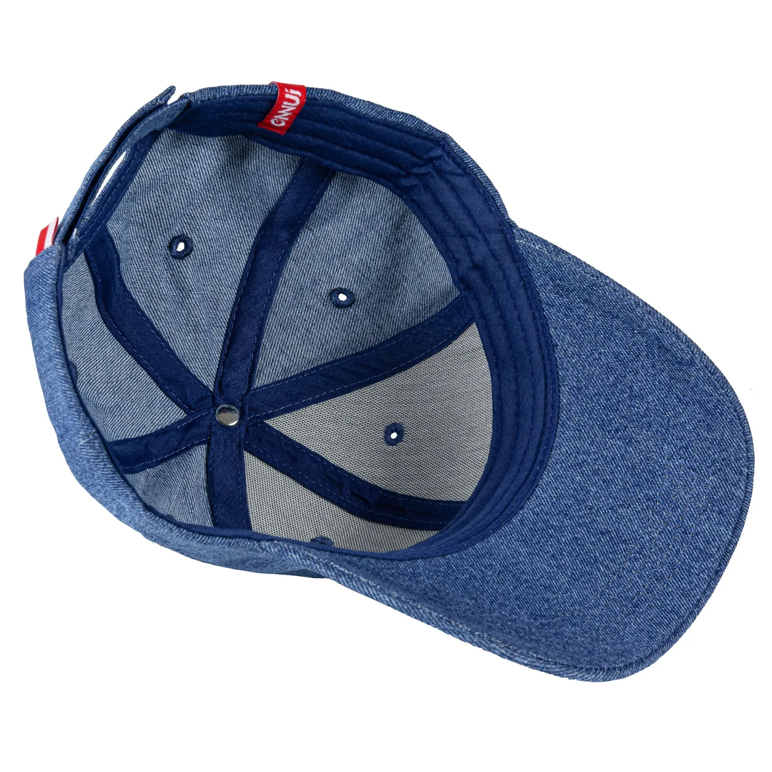Ennui Logo Cap kasket denim blå