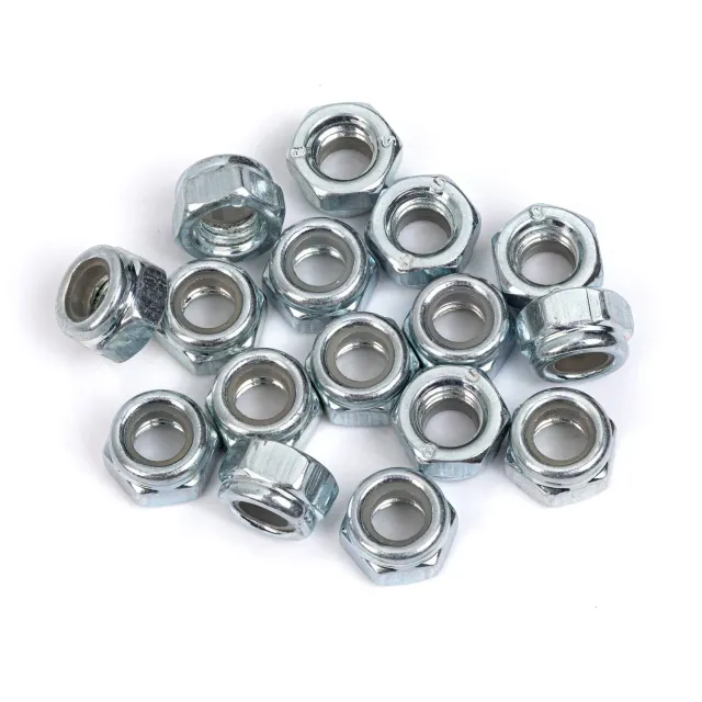 Powerslide Steel Nut møtrik grå stål