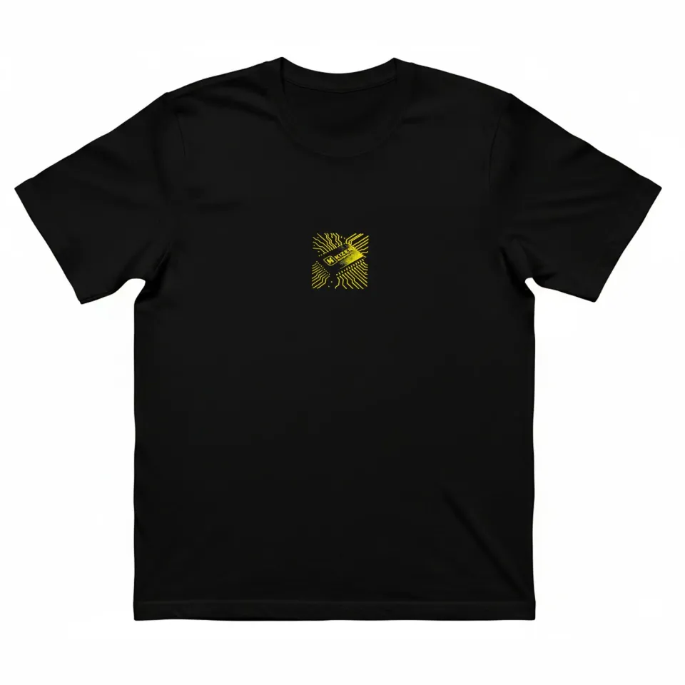 Kizer Hacker T-shirt sort bomuld