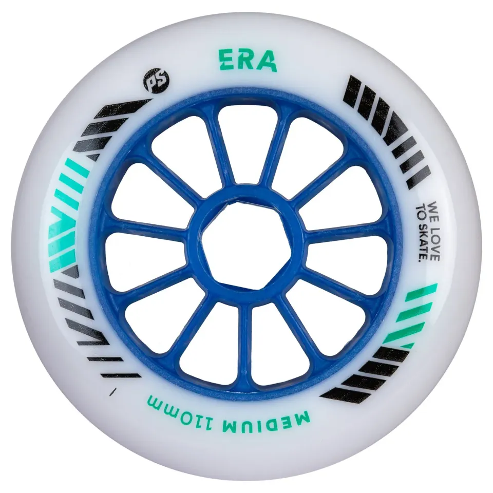 Powerslide Era 110mm DD Medium hjul 8-pak hvid