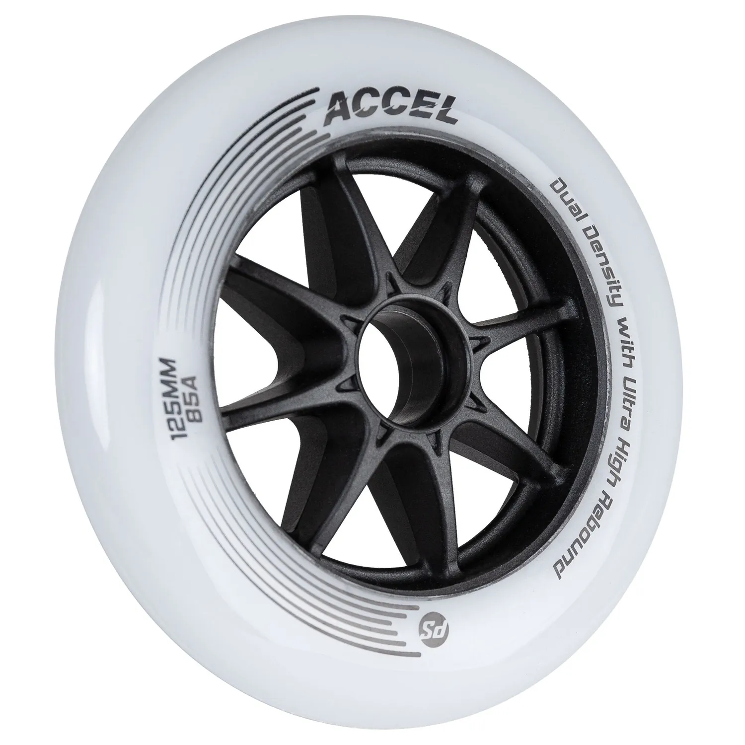 Powerslide Accel 125mm 85A hjul 6-pak race