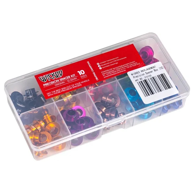 Wicked Precision spacer kit aluminium 10 stk