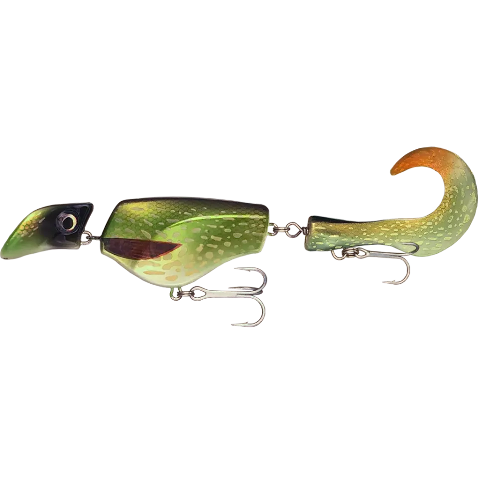 Headbanger Tail 9" wobler Floating Bone curly tail