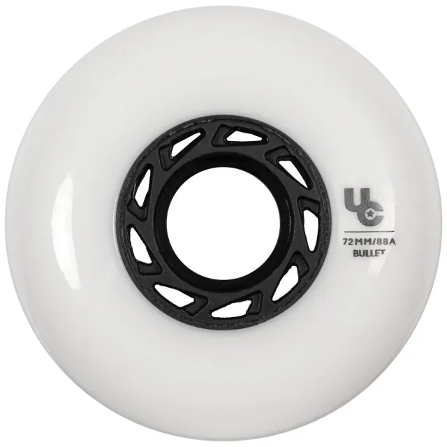 Undercover Team 72/88A White hjul 4-pak 72mm