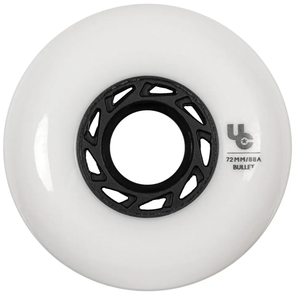 Undercover Team 72/88A White hjul 4-pak 72mm
