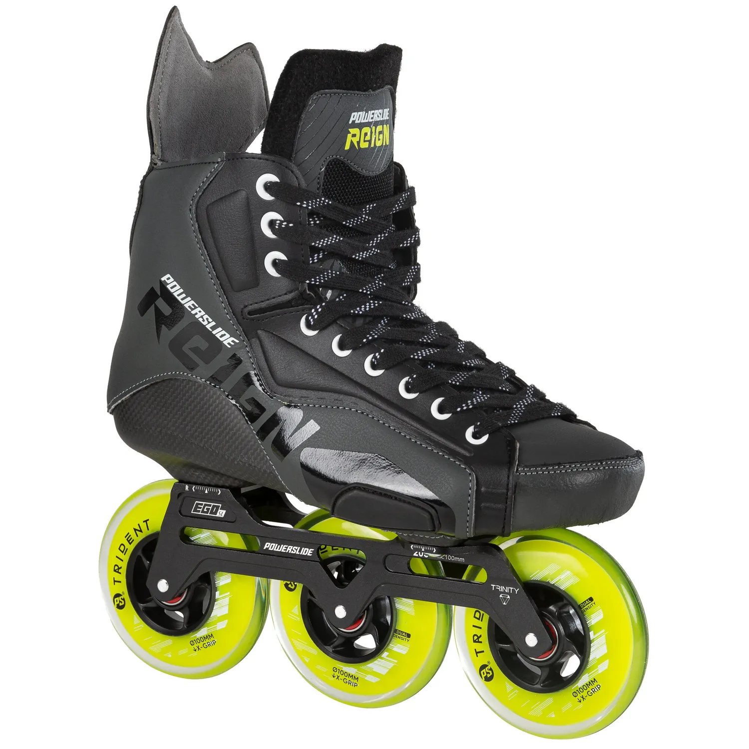 Powerslide Ares 100 inline hockeyskøjte sort 3-hjulet