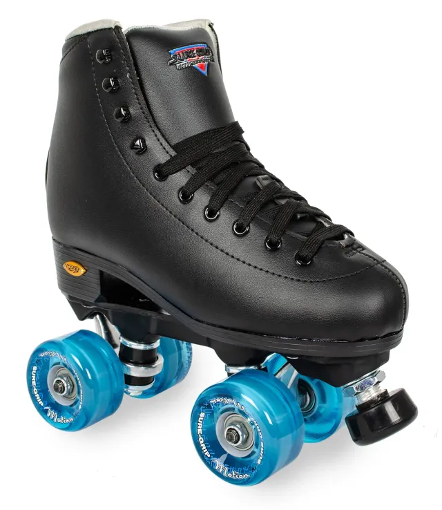 Sure-Grip Fame Motion rulleskøjter sort lilla 62mm