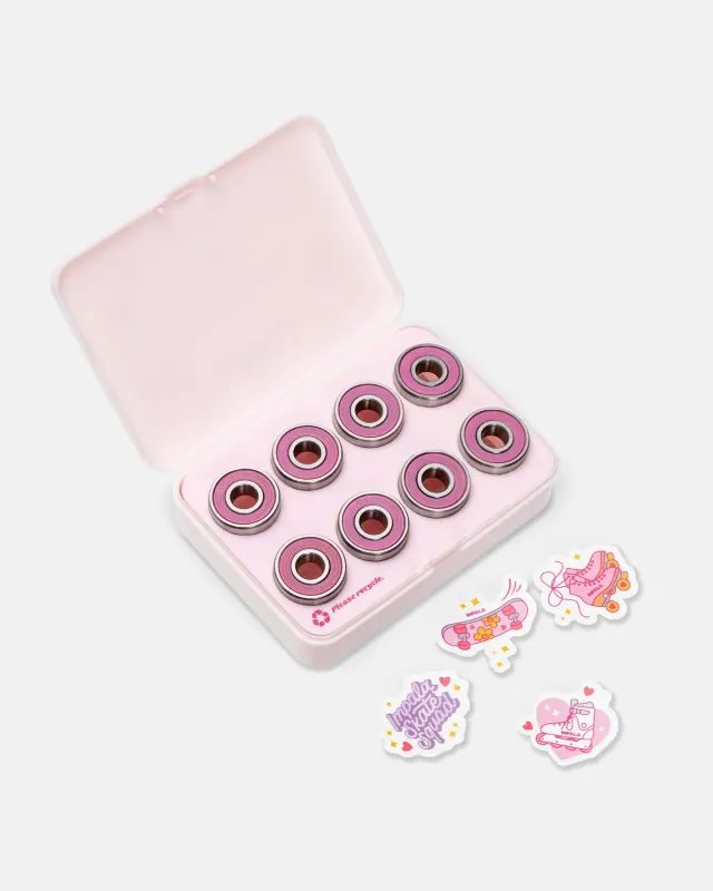 Impala ABEC 7 kuglelejer pink 8-pak til rulleskøjter