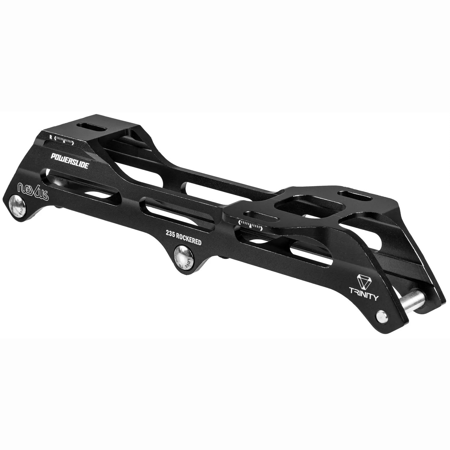 Powerslide Nexus Rocker skinneramme 235 3x90 sort