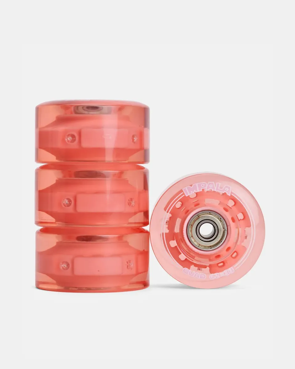 Impala Light Up quad-hjul pink 62mm 4-pak