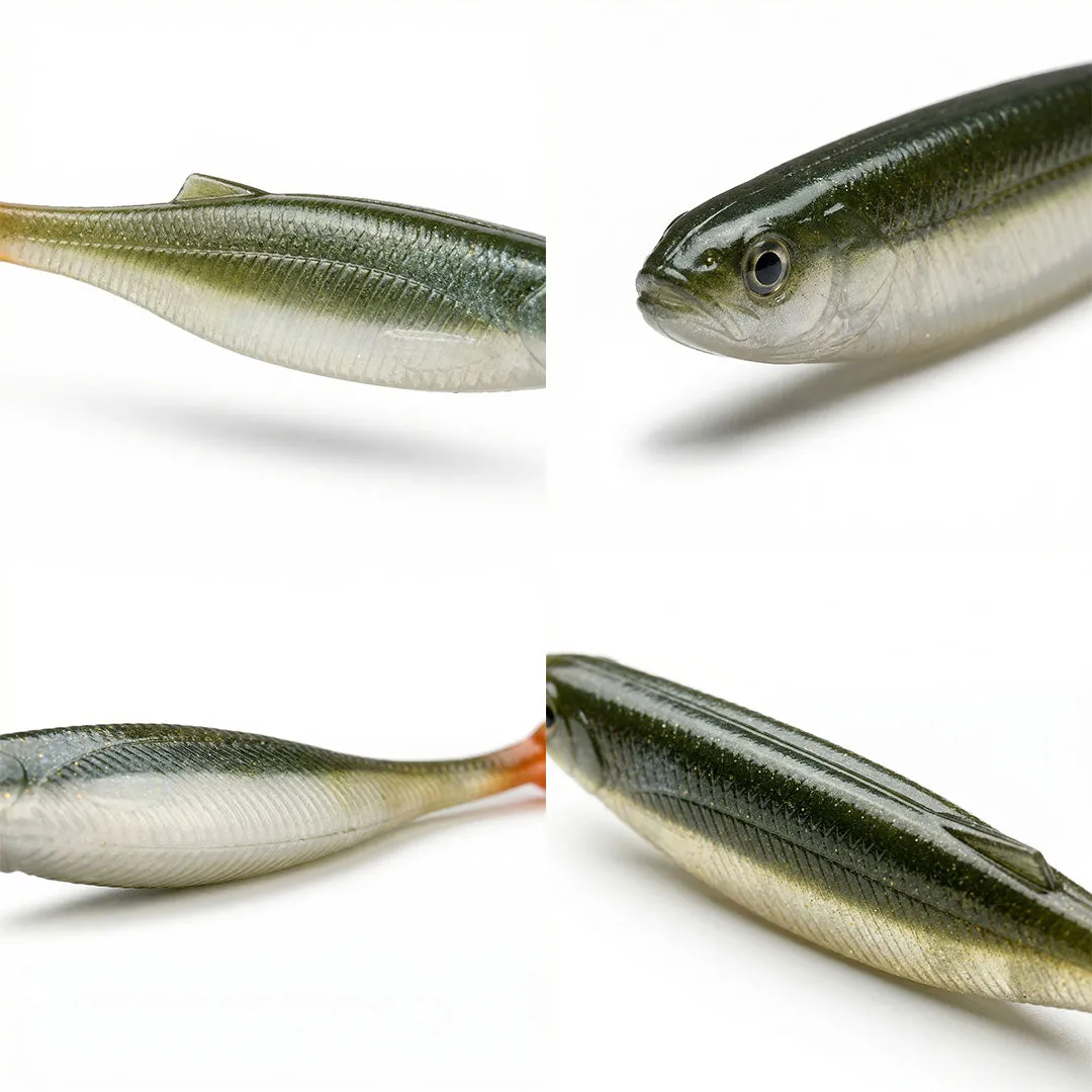 Headbanger BangerShad gummiagn 3-1/2" 5-pak Pearl White