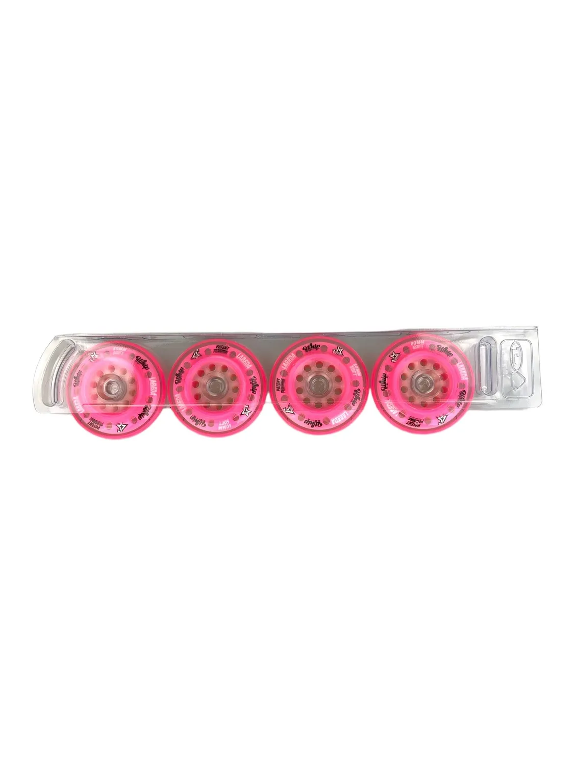 Labeda Whip Soft rullehockeyhjul 80mm pink uden spacere