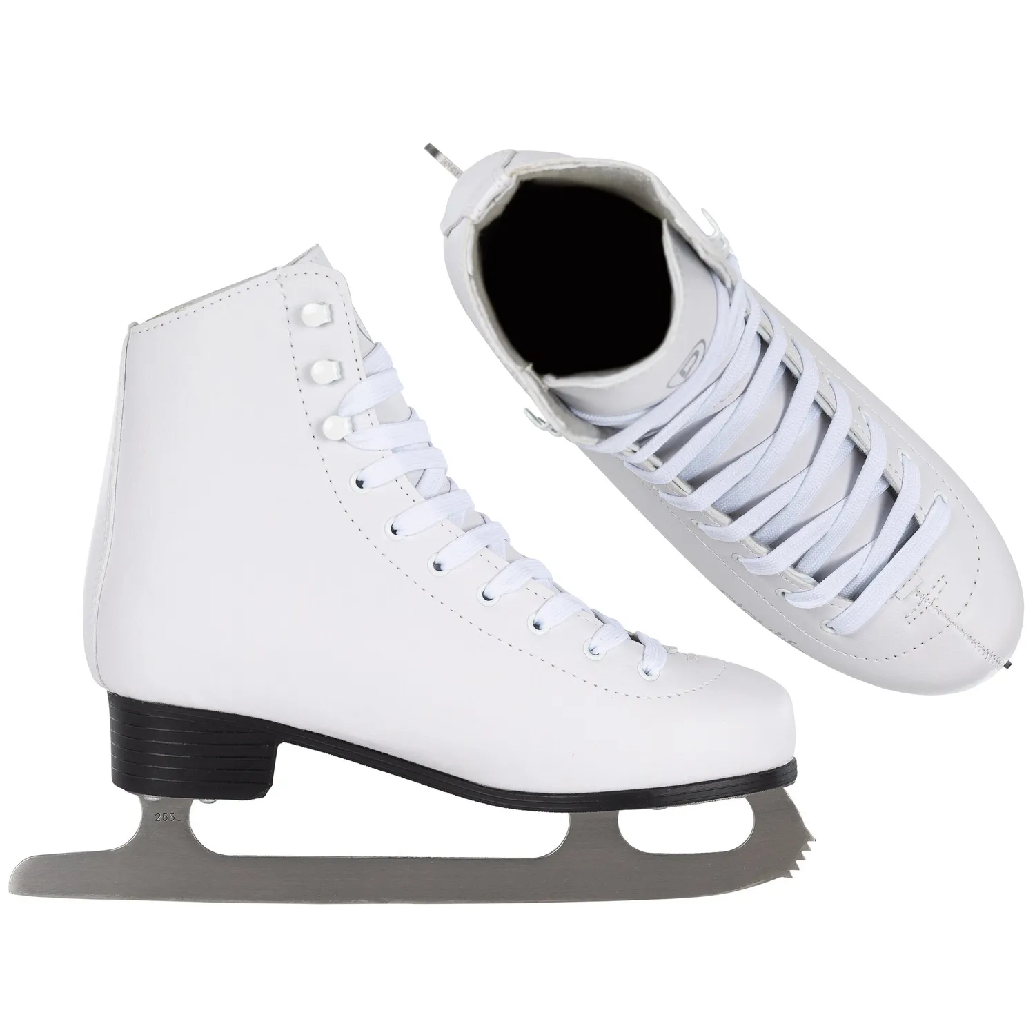 Playlife Classic White isskøjte hvid varm