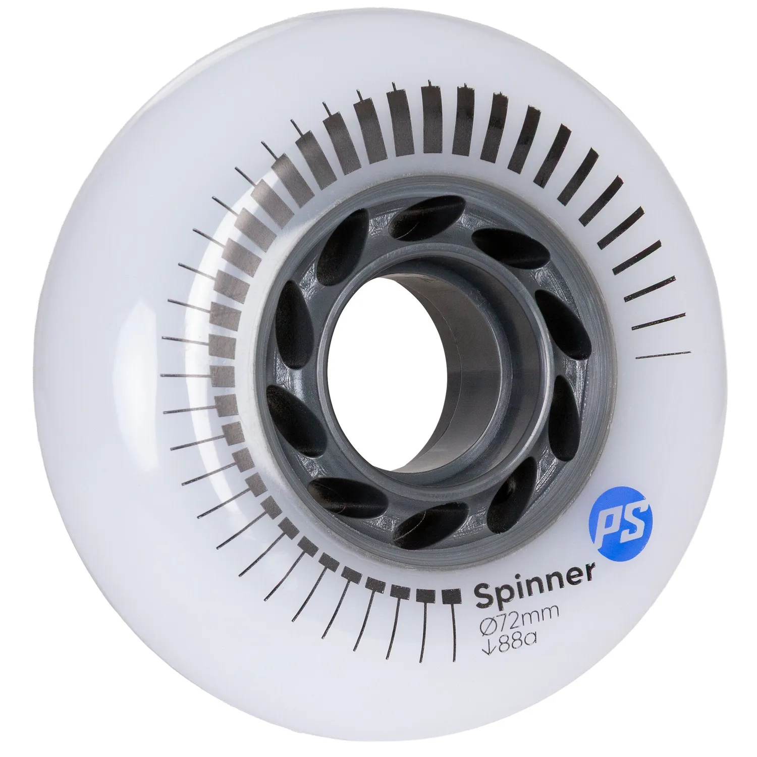 Powerslide Spinner 72/88A hjul hvid 4-pak urban