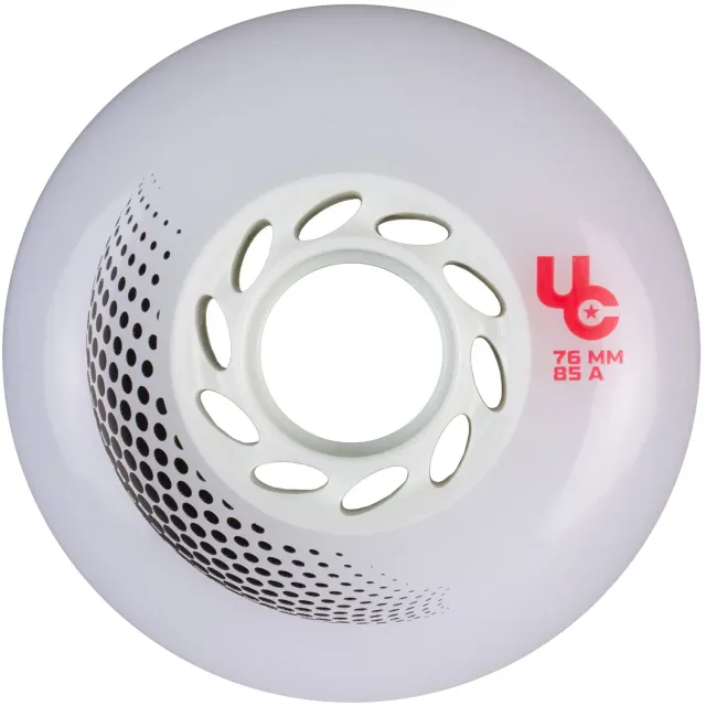 Undercover Vortex hjul 76mm/85A 4-pak hvid