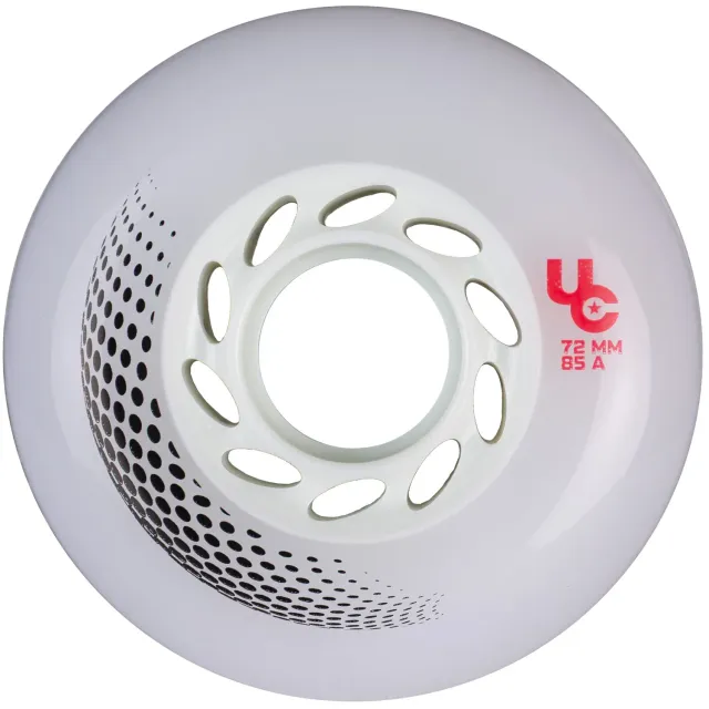 Undercover Vortex 72mm 85A hjul 4-pak hvid