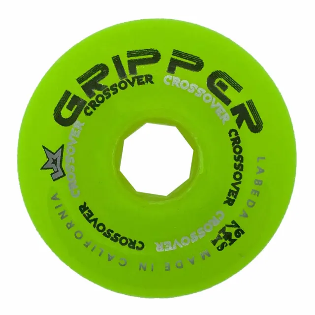Labeda Gripper X-Soft rollerhjul grøn blem 76mm
