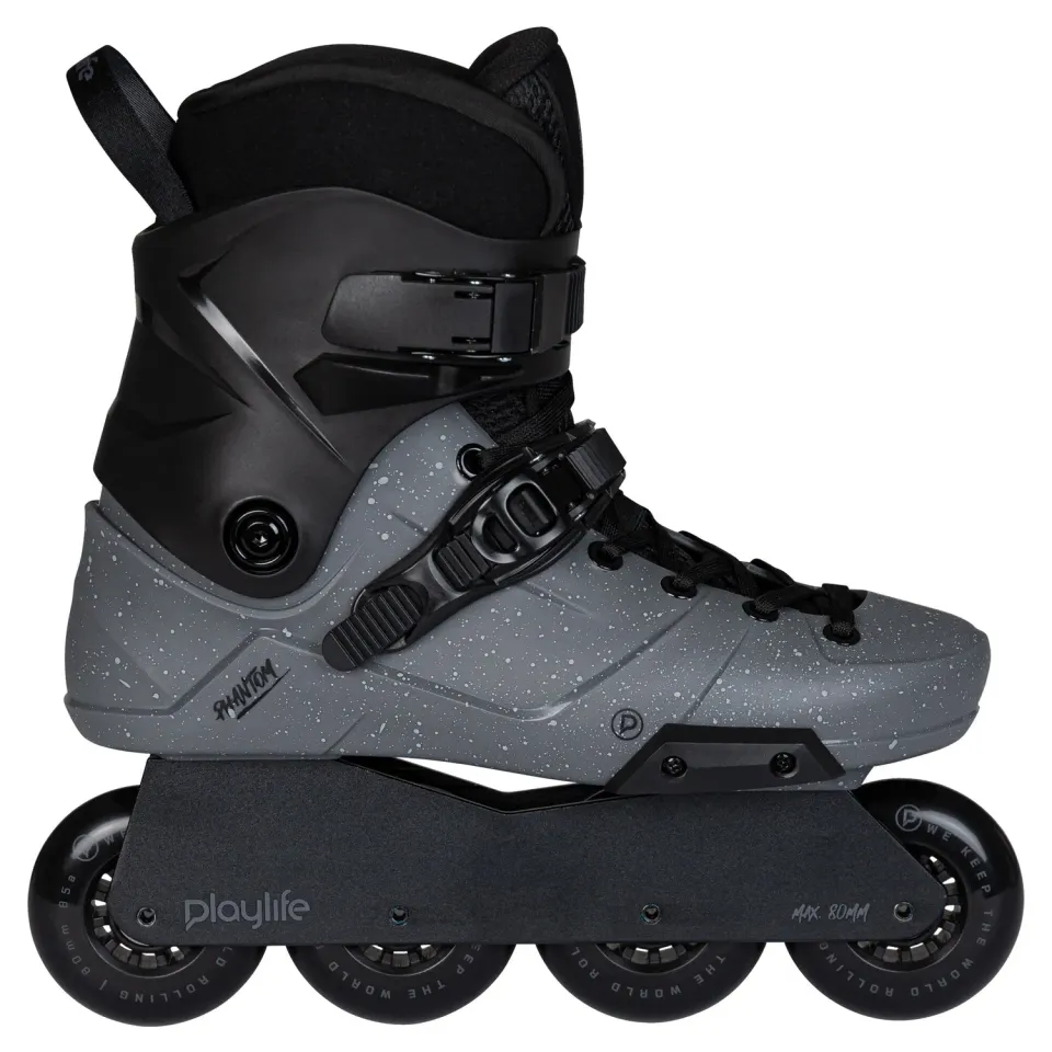 Playlife Phantom 80 rulleskøjter sort 4x80mm hardboot
